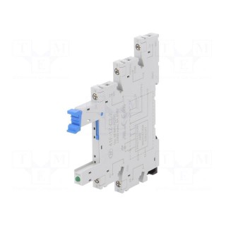 Socket | PIN: 5 | 6A | 250VAC | Mounting: DIN | Leads: screw terminals