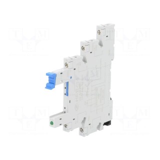 Socket | PIN: 5 | 6A | 250VAC | Mounting: DIN | Leads: screw terminals