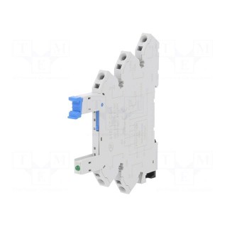 Socket | PIN: 5 | 6A | 250VAC | for DIN rail mounting | spring clamps