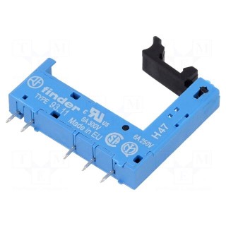 Socket | PIN: 5 | 6A | 250VAC | Mounting: PCB | Leads: for PCB | -40÷70°C