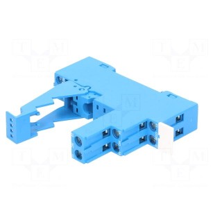 Socket | PIN: 8 | 10A | 250VAC | 095.91.3 | for DIN rail mounting