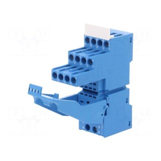 Socket | PIN: 8 | 10A | 250VAC | 55.32,85.02 | for DIN rail mounting