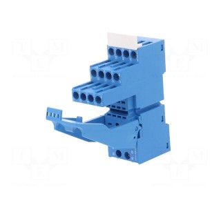 Socket | PIN: 8 | 10A | 250VAC | 55.32,85.02 | for DIN rail mounting