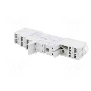 Socket | PIN: 8 | 10A | 250VAC | for DIN rail mounting