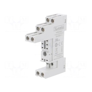 Socket | PIN: 8 | 10A | 250VAC | Mounting: DIN | Series: HR30,HR50