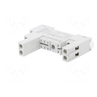 Socket | PIN: 8 | 10A | 250VAC | Mounting: DIN | Series: HR30,HR50