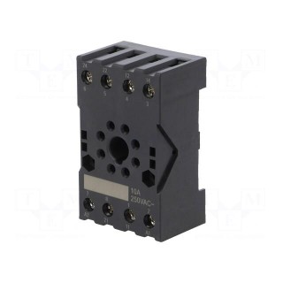 Socket | PIN: 8 | 10A | 250VAC | Mounting: DIN,on panel | Series: HF10FH