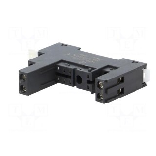Socket | PIN: 8 | 10A | 250VAC | on panel,for DIN rail mounting