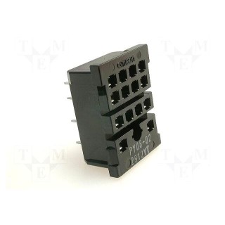 Socket | PIN: 8 | 10A | 250VAC | H: 12mm | W: 22mm | H3YN-2 | PCB | for PCB
