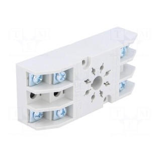Socket | PIN: 8 | 10A | 250VAC | Mounting: on panel | Series: R15 | octal
