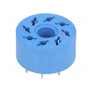Socket | PIN: 8 | 10A | 250VAC | Mounting: PCB | Leads: for PCB | -40÷70°C
