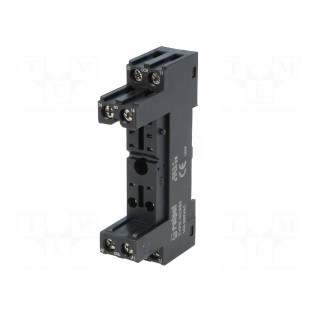 Socket | PIN: 8 | 10A | 300VAC | on panel,for DIN rail mounting