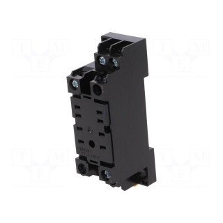 Socket | PIN: 8 | 10A | for DIN rail mounting | screw terminals