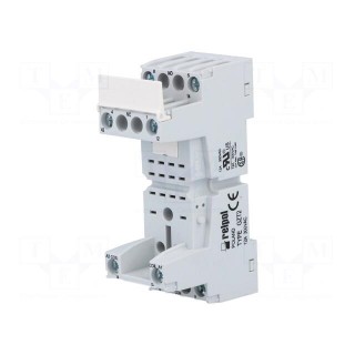 Socket | PIN: 8 | 12A | 300VAC | Mounting: DIN,on panel | Series: R2,R2N