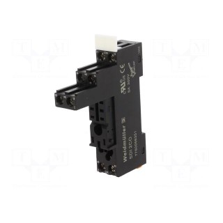 Socket | PIN: 8 | 8A | 300VAC | H: 80.2mm | W: 15.8mm | screw terminals