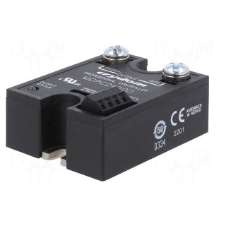 Relay: solid state | Ucntrl: 8÷32VDC | 90A | 180÷280VAC | on panel