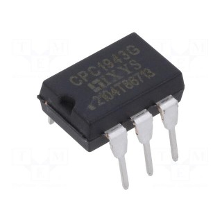 Relay: solid state | Icntrl max: 100mA | 500mA | max.400VAC | THT | DIP6