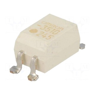 Relay: solid state | SPST-NO | Icntrl: 25mA | 120mA | max.350VAC | SMT