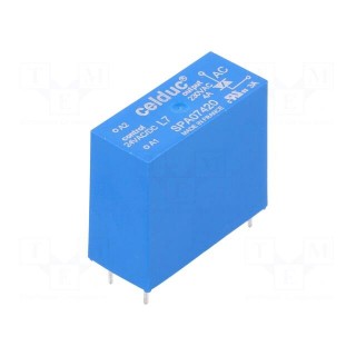 Relay: solid state | SPST-NO | Ucntrl: 15÷30VDC | Ucntrl: 15÷30VAC | 4A
