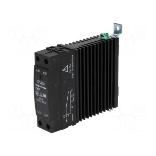 Relay: solid state | Ucntrl: 110÷280VAC | 10A | 24÷280VAC | -40÷80°C