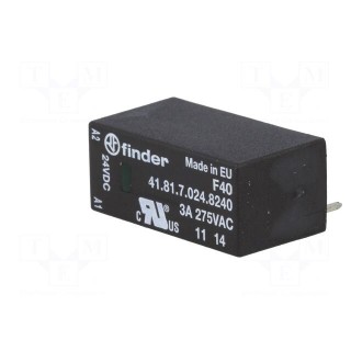 Relay: solid state | Ucntrl: 14÷32VDC | 3A | 12÷275VAC | -20÷60°C