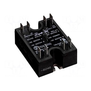 Relay: solid state | Ucntrl: 15÷32VDC | 40A | 48÷530VAC | -40÷80°C