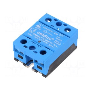 Relay: solid state | Ucntrl: 3.5÷32VDC | 125A | 24÷510VAC | -40÷100°C