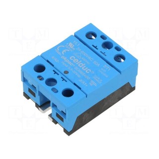 Relay: solid state | Ucntrl: 3.5÷32VDC | 50A | 24÷600VAC | -55÷100°C