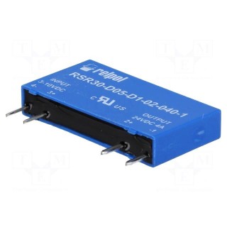 Relay: solid state | Ucntrl: 3÷10VDC | Icntrl max: 12mA | 4A | 0÷32VDC