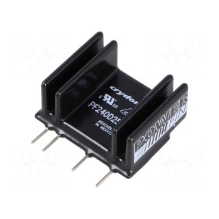 Relay: solid state | Ucntrl: 3÷15VDC | 25A | 24÷280VAC | THT | SIP