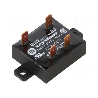 Relay: solid state | Ucntrl: 3÷15VDC | 5A | 24÷280VAC | on panel | IP00