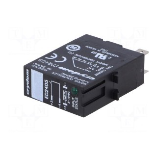 Relay: solid state | Ucntrl: 3÷15VDC | 5A | 24÷280VAC | socket