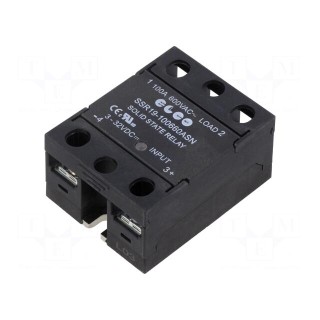 Relay: solid state | Ucntrl: 3÷32VDC | 100A | 24÷660VAC | -30÷80°C