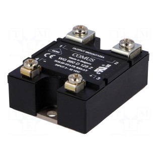 Relay: solid state | Ucntrl: 3÷32VDC | 125A | 24÷660VAC | -20÷80°C