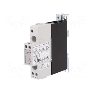 Relay: solid state | Ucntrl: 3÷32VDC | 25A | 24÷240VAC | -40÷80°C | IP20