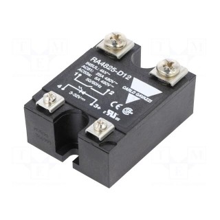 Relay: solid state | Ucntrl: 3÷32VDC | 25A | 42÷530VAC | -20÷70°C