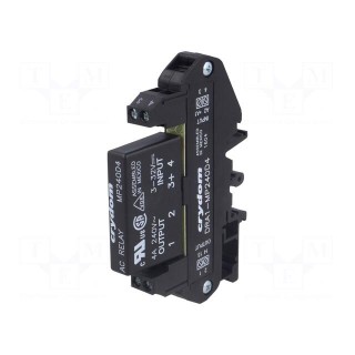 Relay: solid state | Ucntrl: 3÷32VDC | 4A | 24÷280VAC | -40÷80°C | IP00