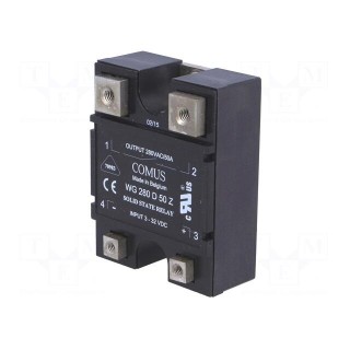 Relay: solid state | Ucntrl: 3÷32VDC | 50A | 24÷280VAC | -20÷80°C