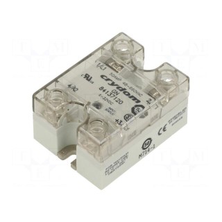 Relay: solid state | Ucntrl: 3÷32VDC | 50A | 48÷660VAC | on panel | IP20