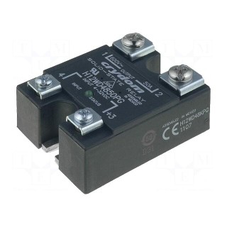 Relay: solid state | Ucntrl: 4÷32VDC | 50A | 48÷660VAC | -40÷80°C | IP00