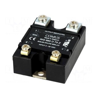 Relay: solid state | Ucntrl: 3÷32VDC | 75A | 24÷660VAC | -20÷80°C