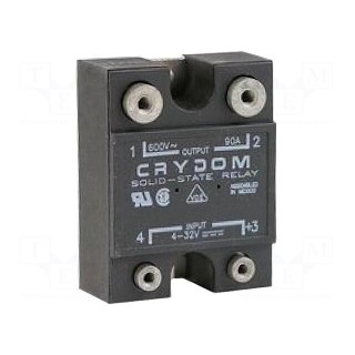 Relay: solid state | Ucntrl: 3÷32VDC | 90A | 48÷660VAC | Series: H12WD