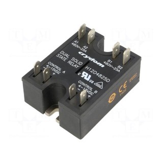 Relay: solid state | Ucntrl: 4÷15VDC | 25A | 48÷530VAC | -40÷80°C | IP00