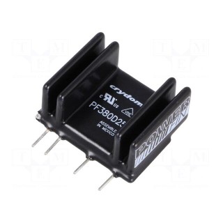 Relay: solid state | Ucntrl: 4÷15VDC | 25A | 48÷530VAC | THT | SIP