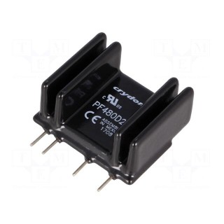 Relay: solid state | Ucntrl: 4÷15VDC | 25A | 48÷660VAC | THT | SIP