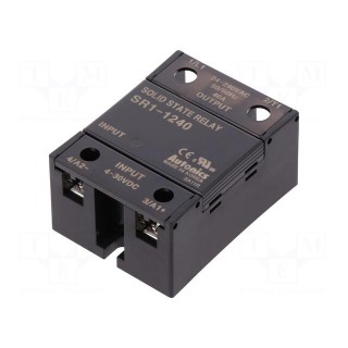 Relay: solid state | Ucntrl: 4÷30VDC | 40A | 24÷240VAC | screw type