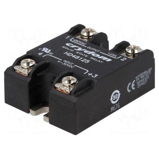 Relay: solid state | Ucntrl: 4÷32VDC | 125A | 48÷530VAC | -40÷80°C