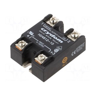 Relay: solid state | Ucntrl: 4÷32VDC | 12A | 48÷530VAC | -40÷80°C