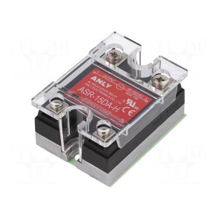 Relay: solid state | Ucntrl: 4÷32VDC | 15A | 48÷480VAC | Series: ASR