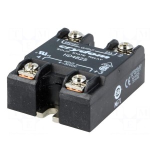 Relay: solid state | Ucntrl: 4÷32VDC | 25A | 48÷530VAC | -40÷80°C